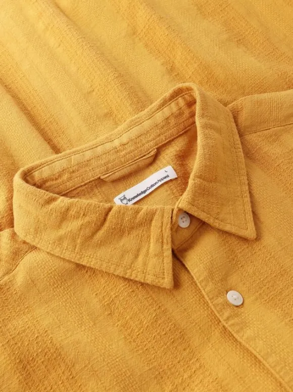 Relaxed structure short sleeve shirt
