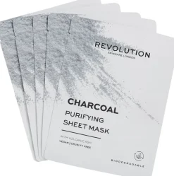 Revolution Skincare Biodegradable Purifying Charcoal Sheet M