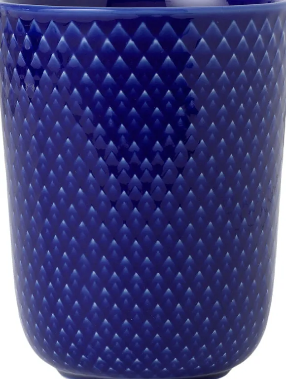 Rhombe Color Krus 33 cl mørk blå porcelæn