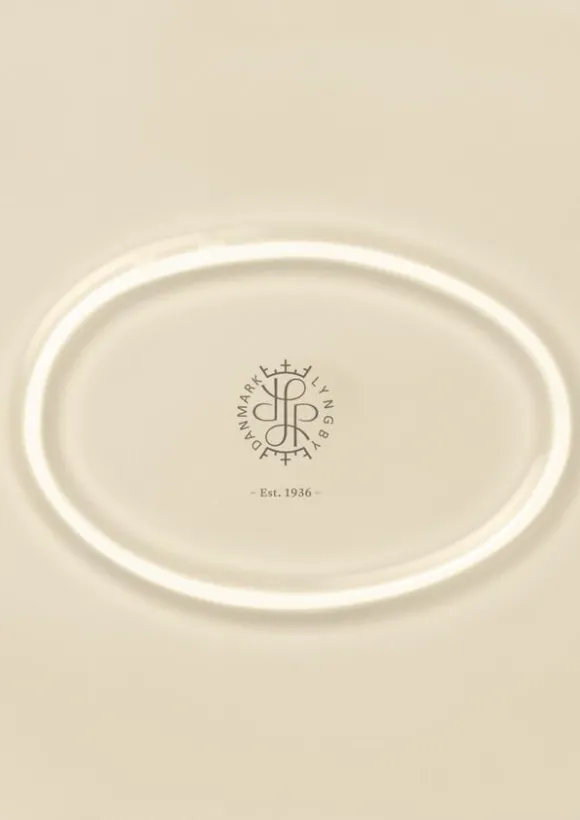 Rhombe Earth Ovalt serveringsfad 35x26. 5 cm marble