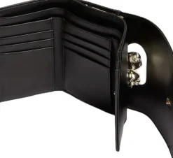ROOSA Rose Detail Leather Small Bob