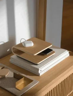 Ro trådlös laddare oak