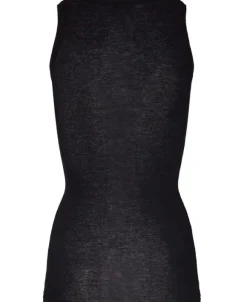 Round collar tank top