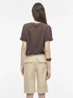 ROUSOPHIE 2/4 O-NECK OVERSIZED TEE