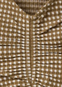 Ruched fitted top