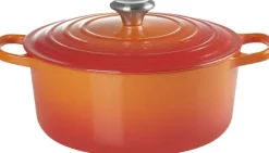 Rund støbejernsgryde 5,3L Volcanic