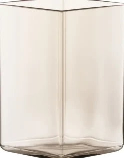 Ruutu vase 11,5 x 14 cm- linen