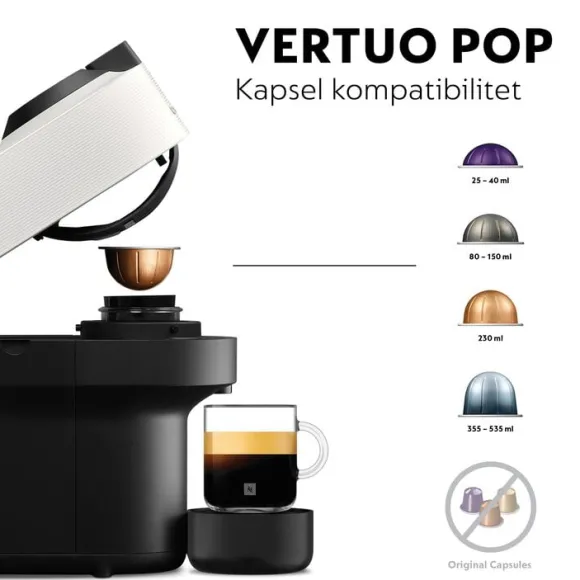 Sage SNV 120 WHT Nespresso Vertuo Pop Capsule machine