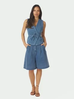 Samara Denim Waistcoat