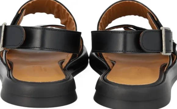 Sandal med justerbare velcroremme