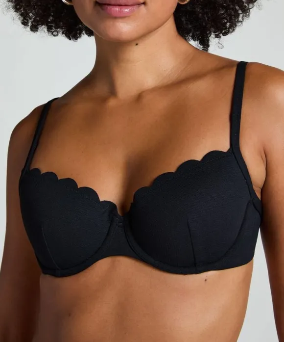 Scallop Padded Underwired Bikini Top
