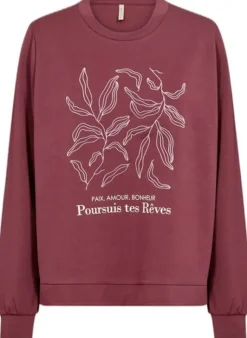 SC-BANU 317 Sweatshirt Mørk rød