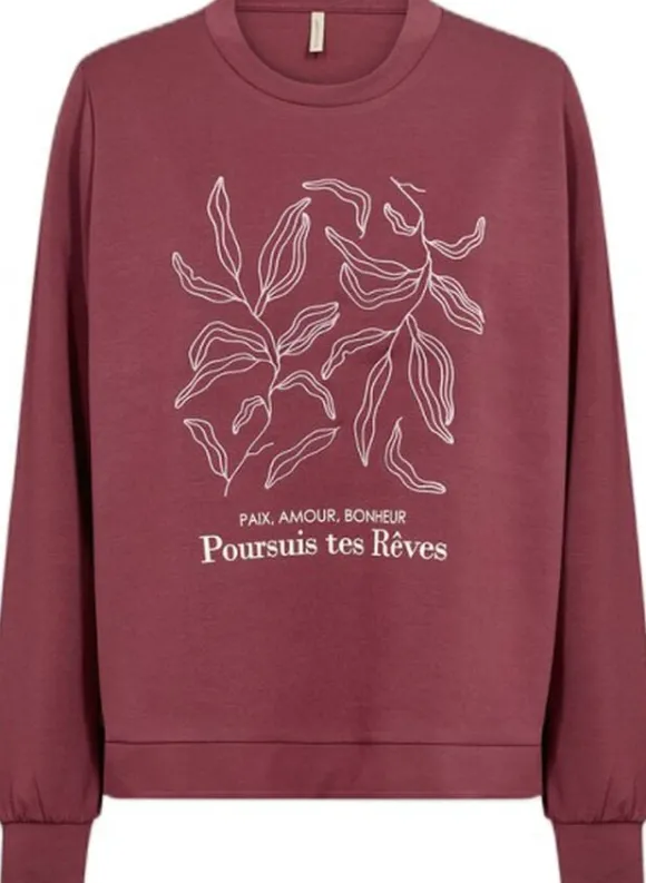 SC-BANU 317 Sweatshirt Mørk rød