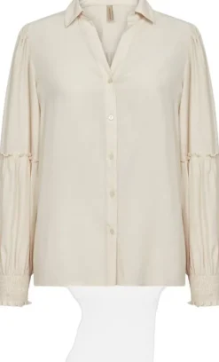 SC-BARBEL 2 Skjorte Creme