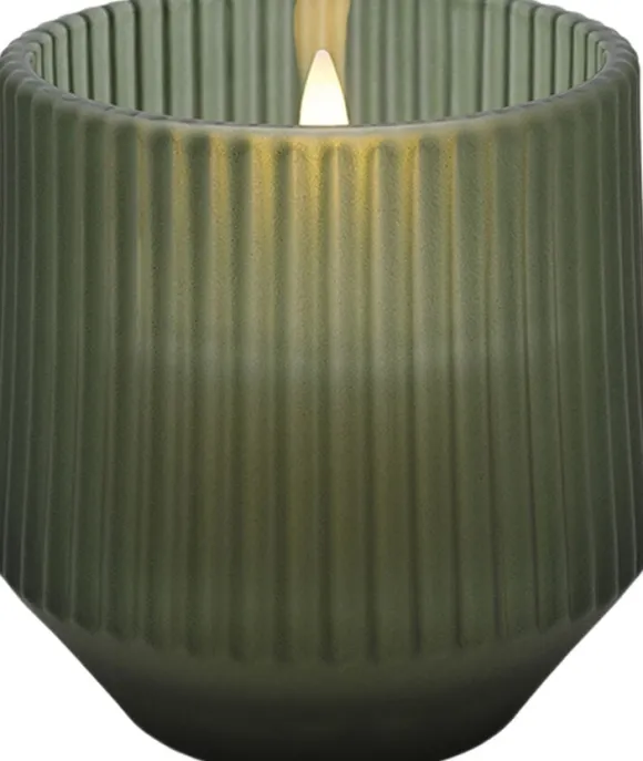 Scented wax glass candle, Serenity, Green, 8,5x9,5 cm *