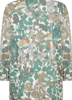 SC-FELICITY AOP 536 Bluse Grøn