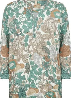 SC-FELICITY AOP 536 Bluse Grøn