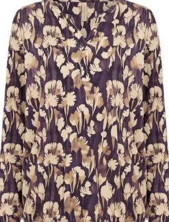SC-FELICITY AOP 525 Bluse Lilla