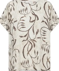 SC-SABIRA 1 Bluse Sand