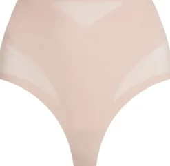 SCULPTED FIRM MESH THONG