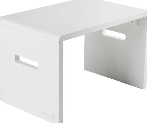 Sebra Skammel, classic white