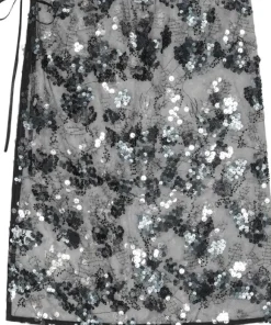 Sequin Wrap Skirt