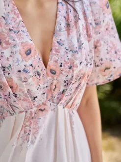 Serna Flower Print Dress