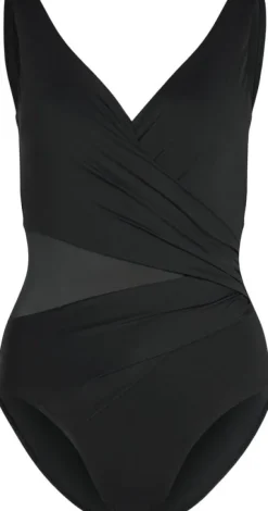 Shaping Shell Mesh Swimsuit