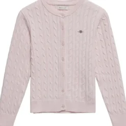 Shield Cable Knit Cardigan