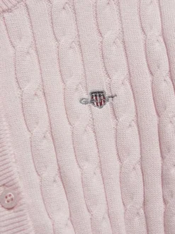 Shield Cable Knit Cardigan