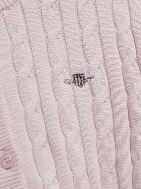 Shield Cable Knit Cardigan
