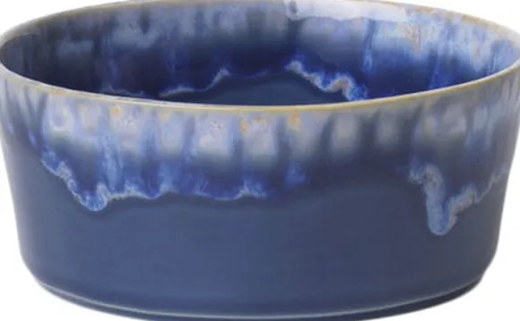"Skål Gres 50 cl 14 x 6 cm Blå Keramikk"