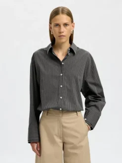 SLFDAN LS OVERSIZED SHIRT EX