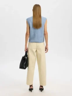 SLFLULU SL BUTTON O-NECK VEST NOOS