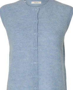 SLFLULU SL BUTTON O-NECK VEST NOOS