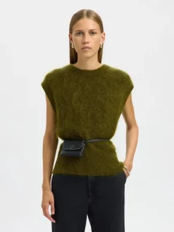SLFMIRA SL MOHAIR KNIT VEST