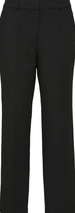 SLFRITA MW WIDE PANT BLACK N NOOS