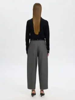 SLFTHEA LS KNIT MERINO COLLAR NECK