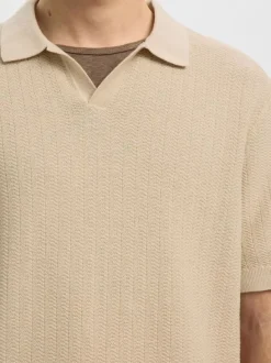 SLHMATTIS SS LINEN BLEND STRUC OPEN