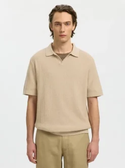 SLHMATTIS SS LINEN BLEND STRUC OPEN