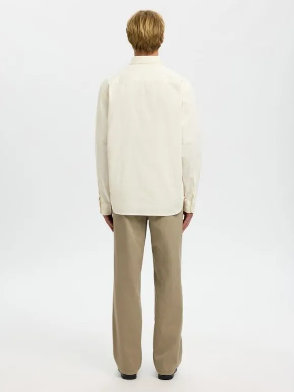 SLHREGCARLO DENIM LS SHIRT NOOS