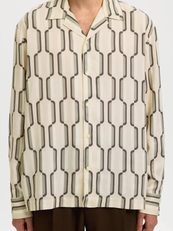 SLHRLXAXEL AOP LS SHIRT