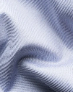 Slim Fit Dark Blue Mélange Solid Cotton Tencel Lyocell Shirt