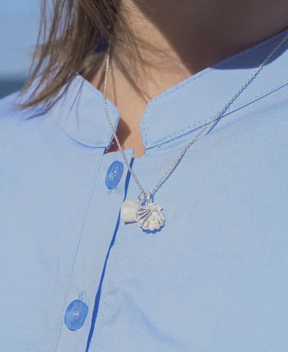 Small Souvenir Heart Pendant, sterling silver