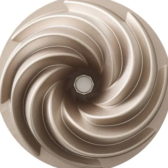 Sockerkaksform Swirl 24 x 9 cm Rose gold