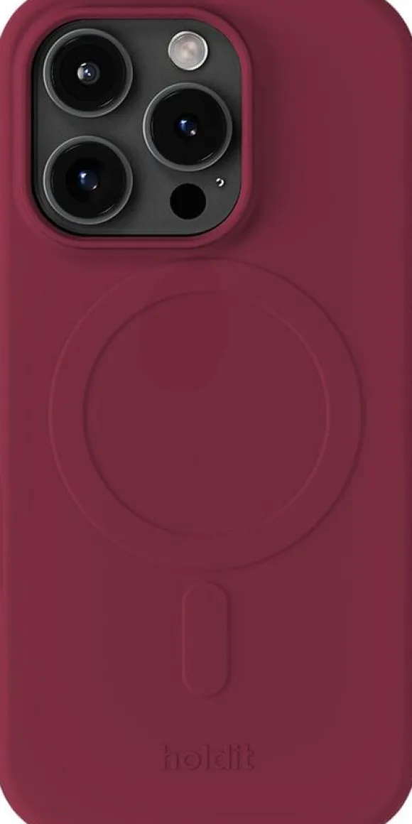 Soft Magsafe Case iPhone 16 Pro Max Red Velvet