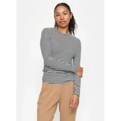 SRFenja Stripe O-neck Top