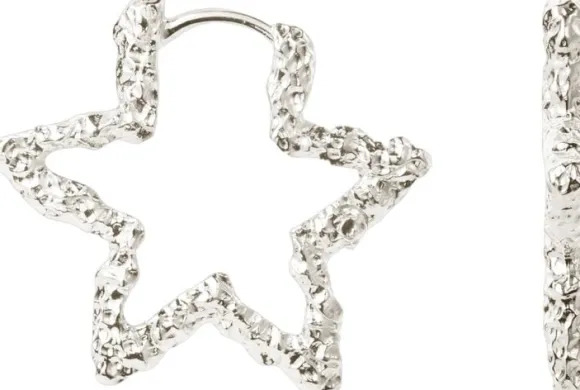 Star Sparkly Hoops