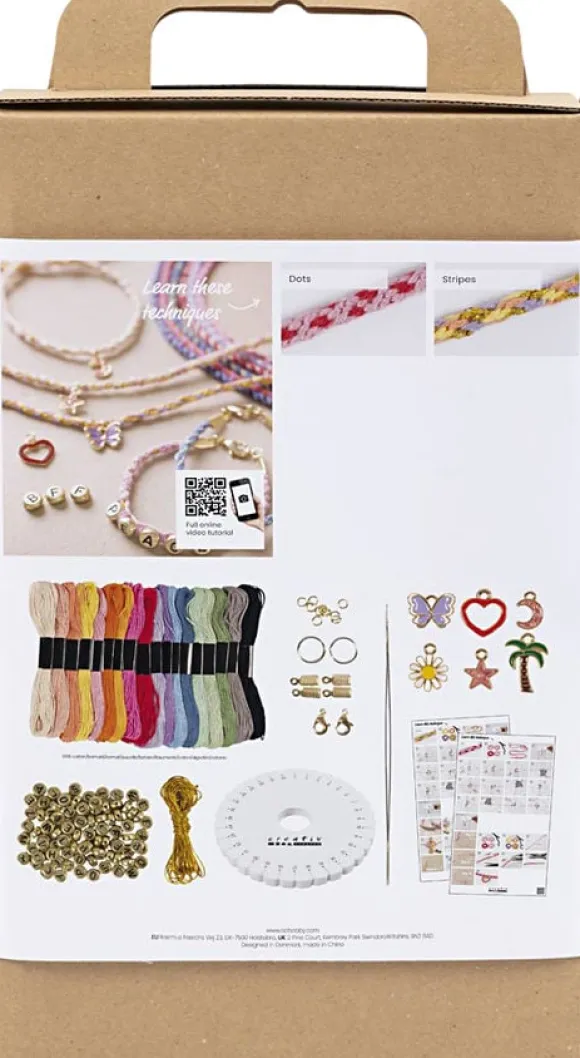 Start DIY Kit Kumihimo, Venskabsarmbånd