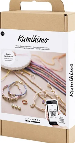 Start DIY Kit Kumihimo, Venskabsarmbånd